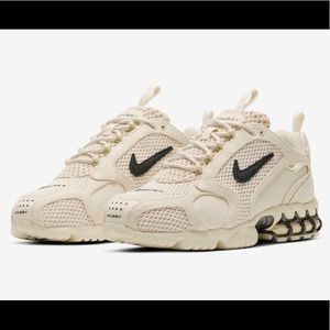 Nike Stussy Air Zoom Spiridon Cage Fossil